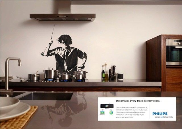 Drummer, campagnebeeld voor Philips Streamium